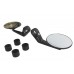 Wyatt Gatling Round Mirror Set Black - 34-2144