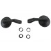 Wyatt Gatling Round Mirror Set Black - 34-2144