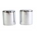 V-Twin 48220-10 Large Magnetic Docking Points Cover Set Chrome - 37-1154