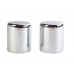 V-Twin 48035-09 Small Magnetic Docking Points Cover Set Chrome - 37-1156