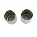 V-Twin 48035-09 Small Magnetic Docking Points Cover Set Chrome - 37-1156