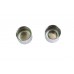 V-Twin 48218-10 Short Magnetic Docking Points Cover Set Chrome - 37-1158