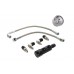 V-Twin Panhead Rocker Box Oil Line and Gauge Kit - 40-0759