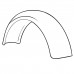 V-Twin Spun Rear Fender Raw Steel 6" Wide - 50-1349