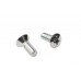 V-Twin 33822-36 Phillips Head Chrome Screw Set - 73-0252