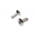 V-Twin 33822-36 Phillips Head Chrome Screw Set - 73-0252