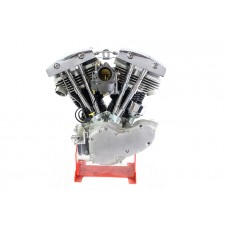 Motorshop 80" Flatside Shovel Long Block with Chrome Rocker Box - 10-2080