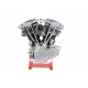 Motorshop 80" Flatside Shovel Long Block with Chrome Rocker Box - 10-2080
