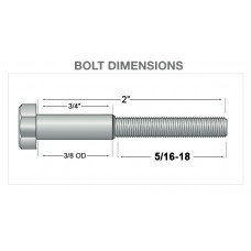 V-Twin 2" Hex Starter Bolt - 73-0371