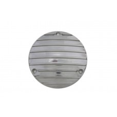 V-Twin 25426-80 80" Finned Derby Cover Polished - 42-0102