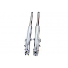 V-Twin 46497-09 Factory Sample 41mm Fork Slider Assembly Chrome - 24-1614