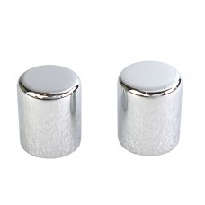V-Twin 48035-09 Small Magnetic Docking Points Cover Set Chrome - 37-1156