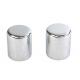 V-Twin 48035-09 Small Magnetic Docking Points Cover Set Chrome - 37-1156