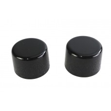 V-Twin 48221-10 Short Magnetic Docking Points Cover Set Gloss Black - 37-1159