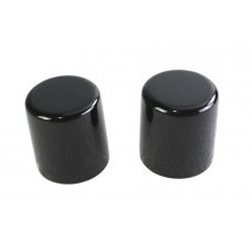 V-Twin 48223-10 Large Magnetic Docking Points Cover Set Gloss Black - 37-1155