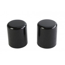 V-Twin 48225-10 Small Magnetic Docking Points Cover Set Gloss Black - 37-1157
