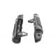 V-Twin 50502253 M8 NYC Style Driver Footpeg Set Graphite - 27-0234