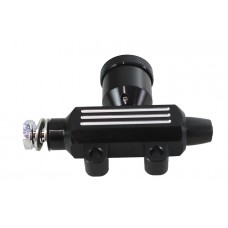 V-Twin Billet Rear Master Cylinder Black - 23-1661