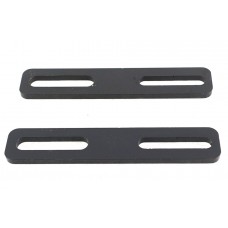 V-Twin Black 5" Exhaust Bracket Set - 31-9975