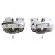 V-Twin Cylinder Head Set with Chrome Rocker Box - 10-1880