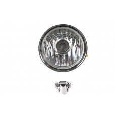 V-Twin Factory Sample 5-3/4" Chrome Rocket Style Headlamp - 33-2381