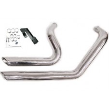 V-Twin Factory Sample Exhaust Drag Pipe Set Short Shots - 30-0700