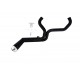 V-Twin Factory Sample FLT Offset Megaphone 2:1 Exhaust Black with  Chrome Tip - 29-2122