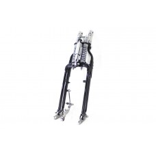 V-Twin Factory Sample FXSTS Inline Spring Fork Assembly Black - 49-2460