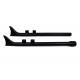 V-Twin Factory Sample M8 33" Straight Fishtail Exhaust Extension   Set Black - 30-0706