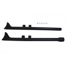 V-Twin Factory Sample M8 36" Straight Fishtail Exhaust Extension   Set Black - 30-0716