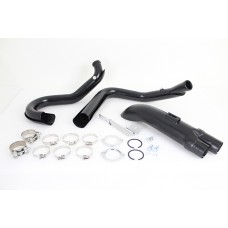 V-Twin Factory Sample Wyatt Gatling 1-3/4" 2 into 1 Exhaust Header Set Black - 29-2119