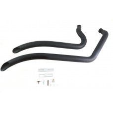V-Twin Factory Sample Wyatt Gatling Smooth Radius Pipe Set Black - 30-0701