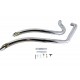 V-Twin Factory Sample Wyatt Gatling Smooth Radius Pipe Set Chrome - 30-0702