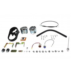 V-Twin FXS Tachometer and Speedometer Dash Cover Kit - 39-0007