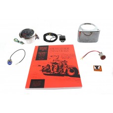 V-Twin GPS Speedometer and Tachometer Gauge Kit - 39-9949