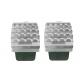 V-Twin Grate Driver Footpeg Set Chrome - 27-1296