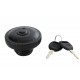 V-Twin Locking Bung Gas Cap Black - 38-1737