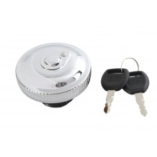 V-Twin Locking Bung Gas Cap Chrome - 38-1736