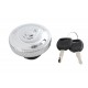 V-Twin Locking Bung Gas Cap Chrome - 38-1736
