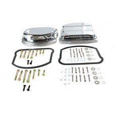 V-Twin Panhead Evolution Rocker Box Set Chrome - 11-2703