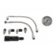 V-Twin Panhead Rocker Box Oil Line and Gauge Kit - 40-0759