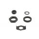 V-Twin Parkerized Rear Axle Nut and Lock Kit - 44-1046