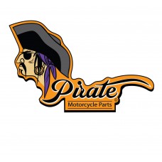 V-Twin Pirate Brand Patch - 48-1399