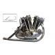 V-Twin Replica Exhaust Header Pipe - 30-3224
