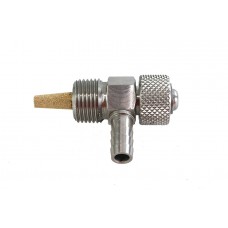 V-Twin Stainless Steel 90° Rotary Petcock 3/8" - 35-2450