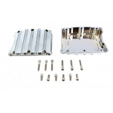 V-Twin TC-88 Finned Rocker Box Set - 11-1576