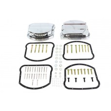 V-Twin Top Rocker Box Cover Set Chrome - 11-1564