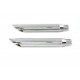 Wyatt Gatling 16-1/2" Baloney Slice Slip On Muffler Chrome - 30-0348