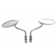 Wyatt Gatling Oval Mirror Set Chrome - 34-2146