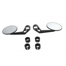 Wyatt Gatling Round Mirror Set Black - 34-2144